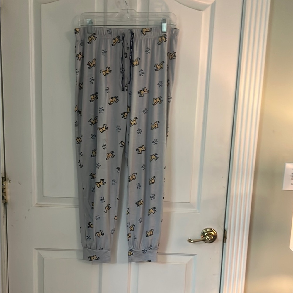 Life Is Good Gray Sleepwear with Dog Design